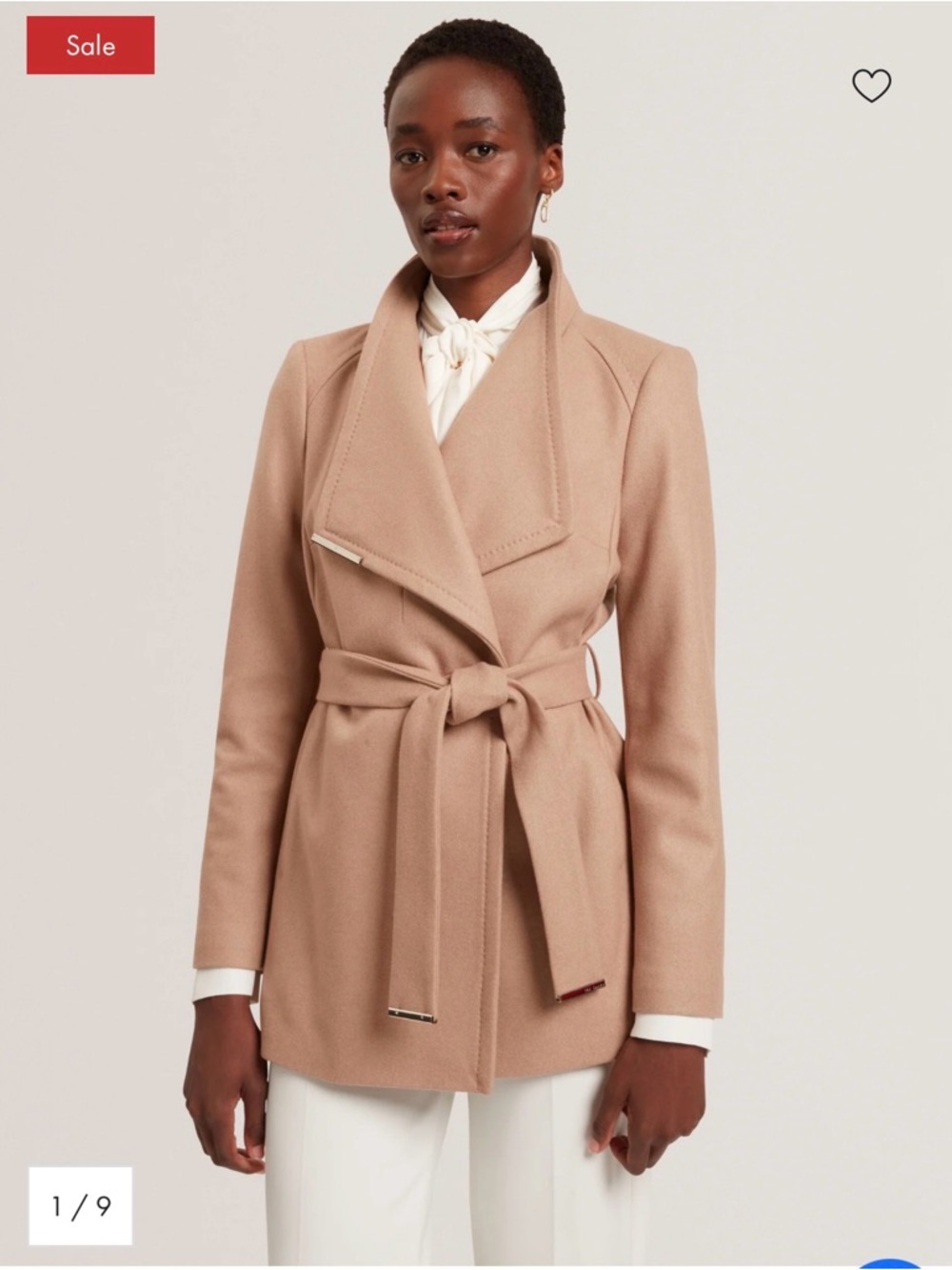 Ted Baker Camel Tan Wool Rosess Coat 2